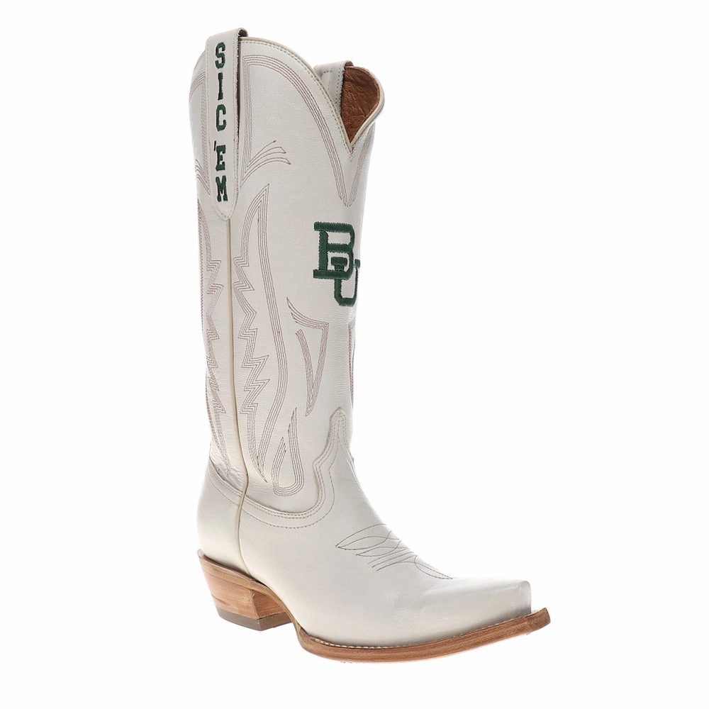 Baylor University Gameday Snip Toe Pull On Cowboy Boots Modern Utility