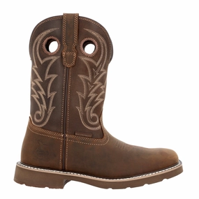 Sock Liner Technology Flexible Midsole Design Core 37 Western 11 Inch Slip Resistant Steel Toe Work Boots