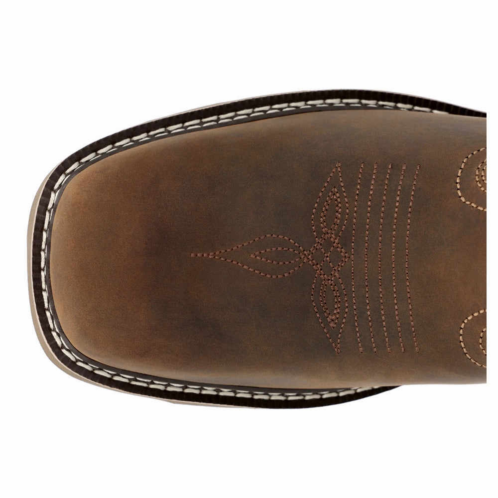 Breathable piece most formal Core 37 Western 11 Inch Slip Resistant Steel Toe Work Boots