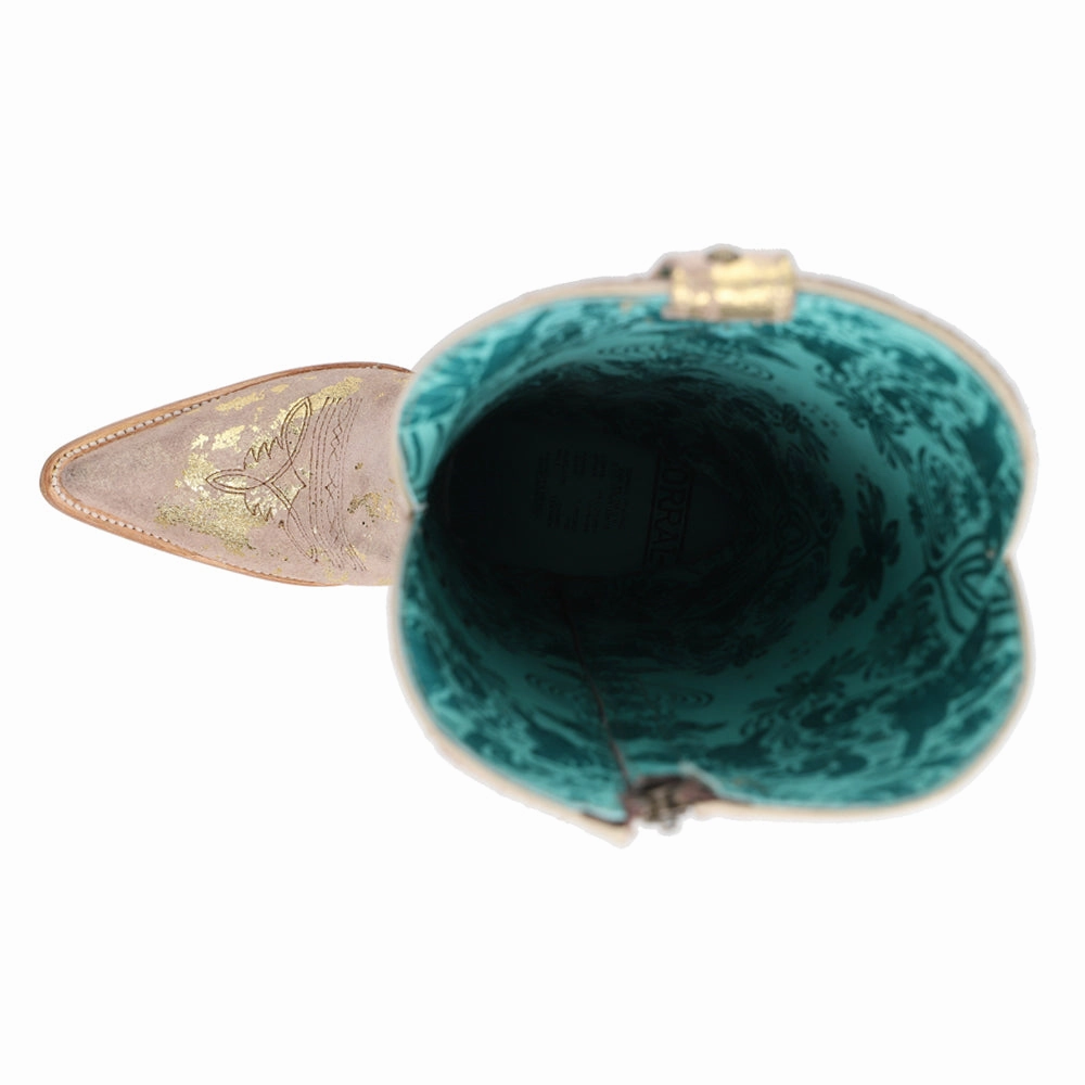 All Day Wear Slip Resistant Night Travel Tall Metallic Studded Pointed Toe Cowboy Boot