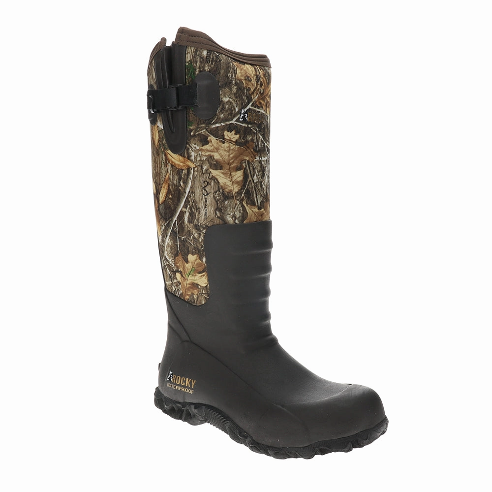 Tear Resistant Knit Core Round Toe Pull On Boots