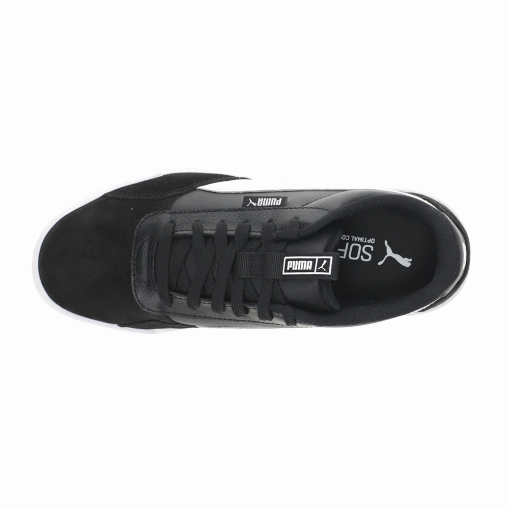C Skate Mix Lace Up Sneakers Padded look