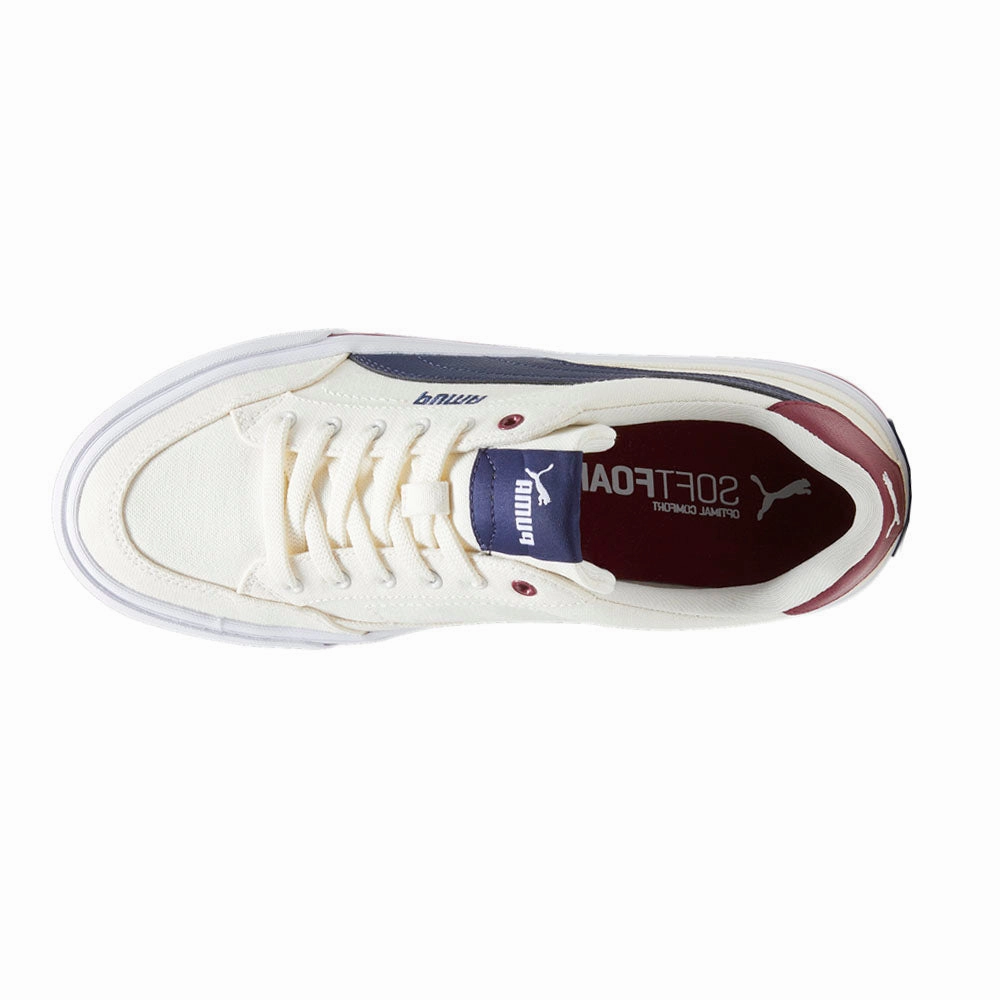 Tailored ease Court Classic Vulc Formstrip Striped Lace Up Sneakers