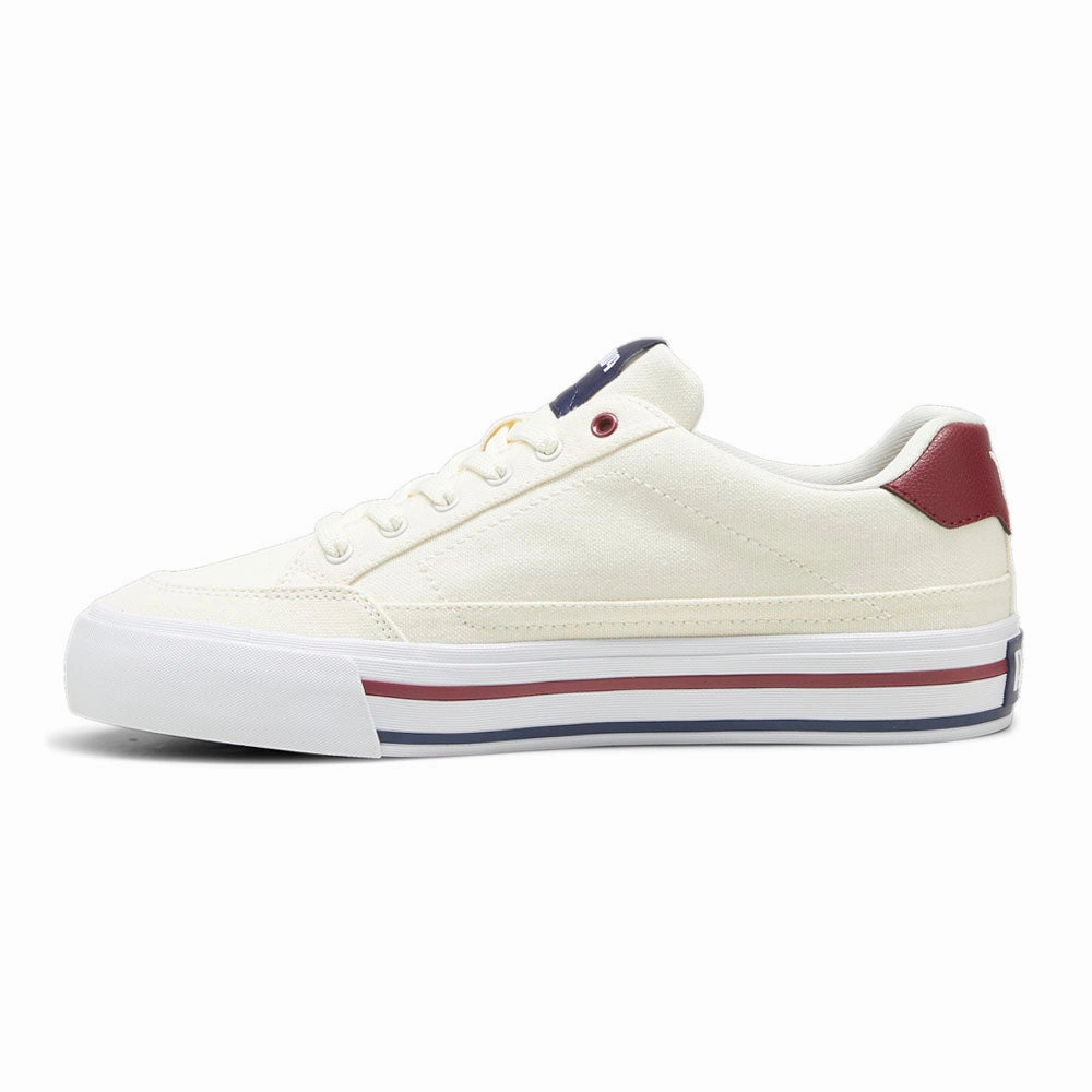 Compression Resistant Materials Court Classic Vulc Formstrip Striped Lace Up Sneakers