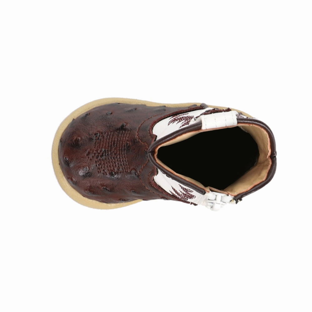 Cowbaby Bumps Round Toe Cowboy Boots (Infant) London Edge