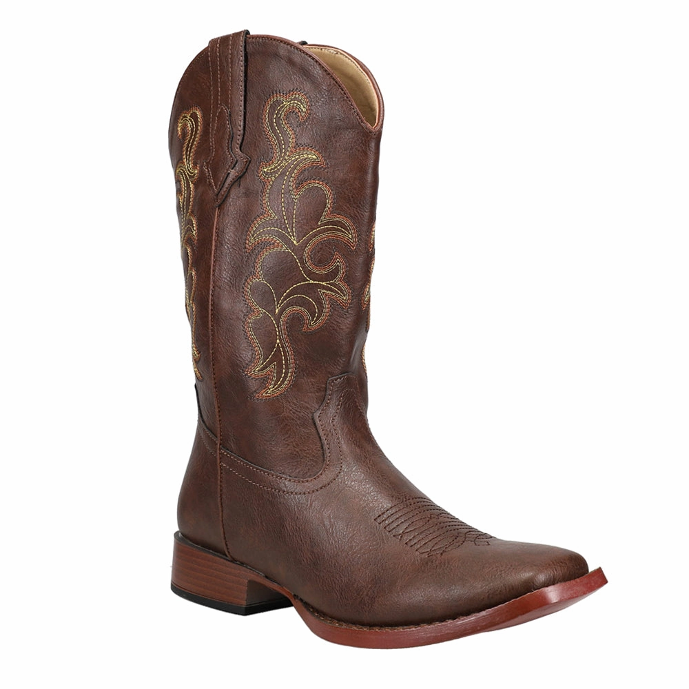 Scandi Cool Cowboy Classic Square Toe Cowboy Boots