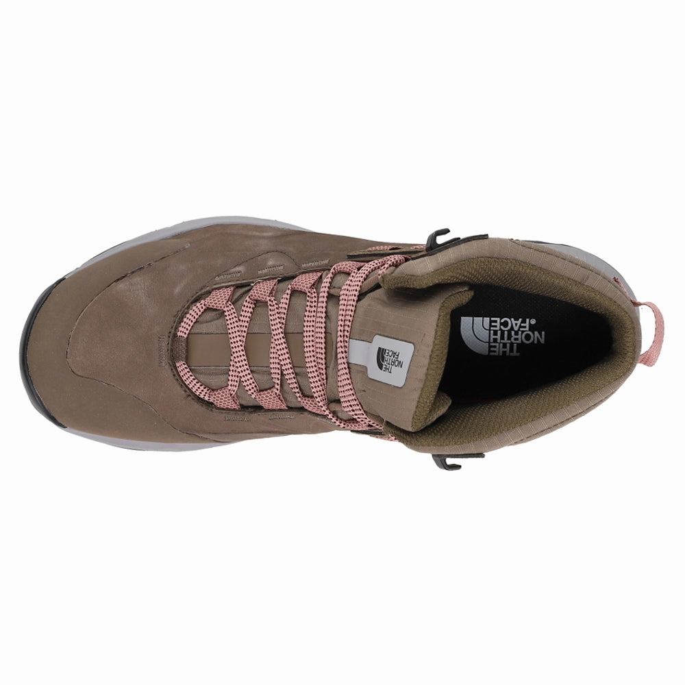 Cragstone Leather Mid Waterproof Hiking Boots Traction Enhanced Base Slip Resistant