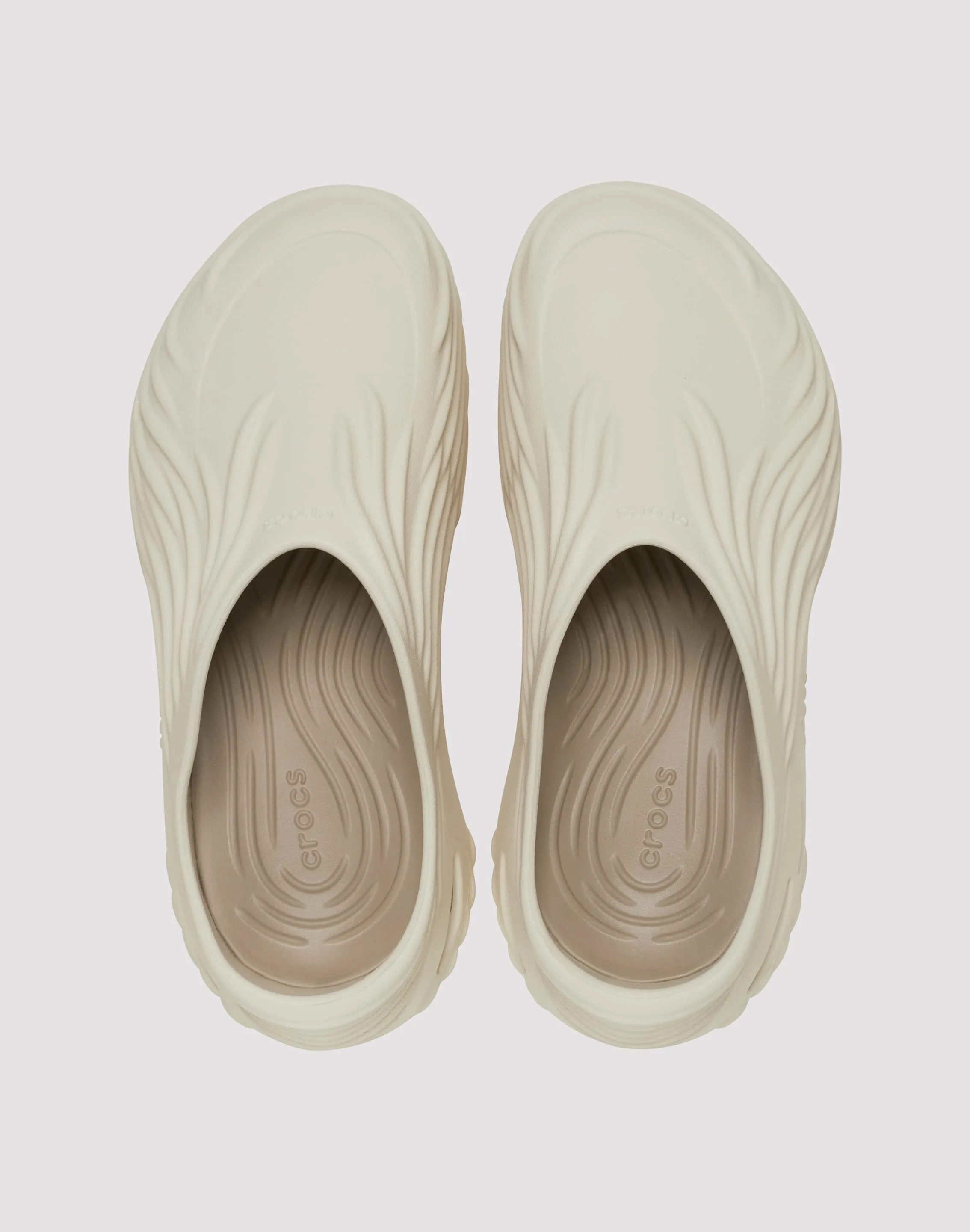 Crocs Echo Wave "Almond Tint" Sandal Comfort Tongue