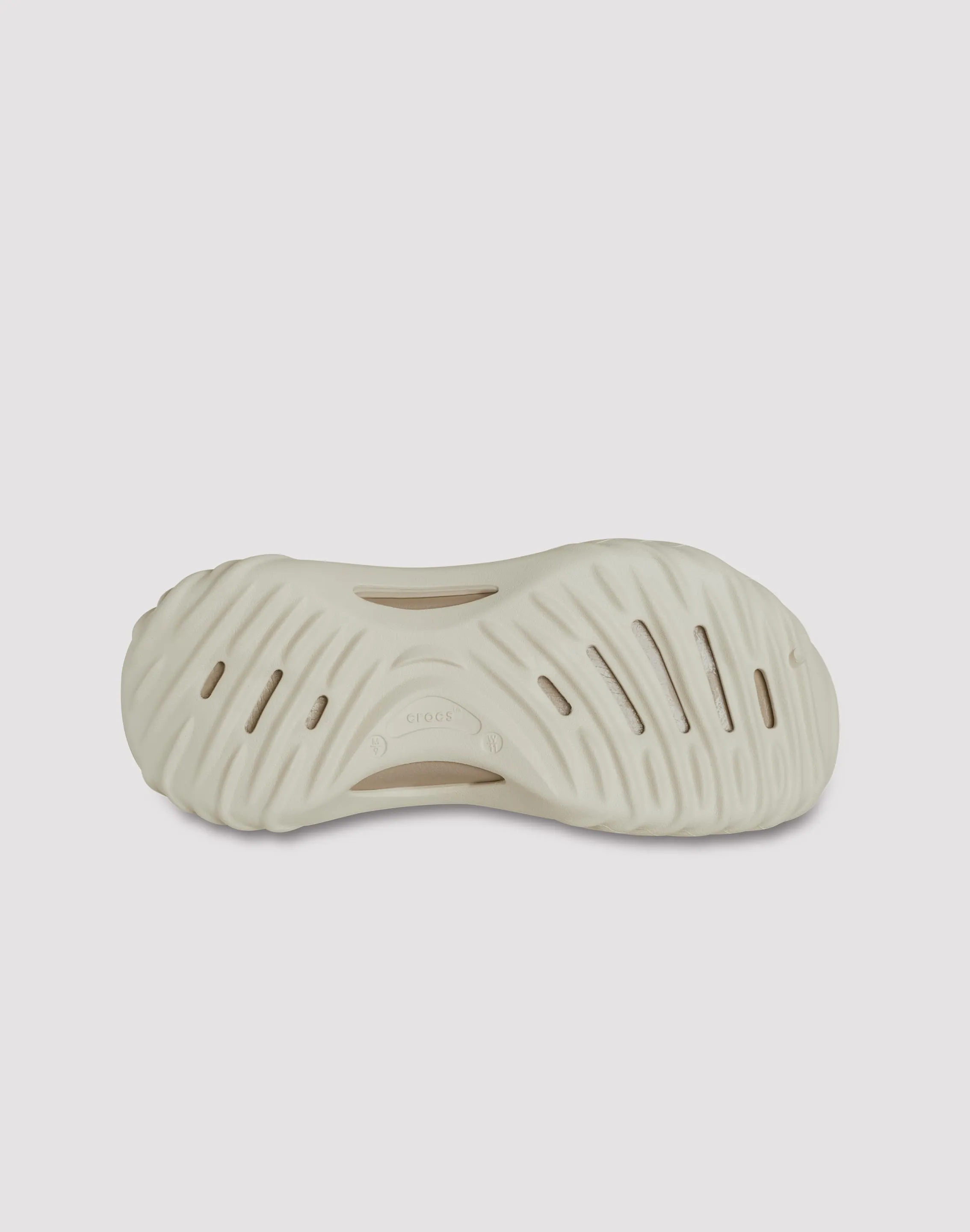 Crocs Echo Wave "Almond Tint" Sandal Smooth Surface