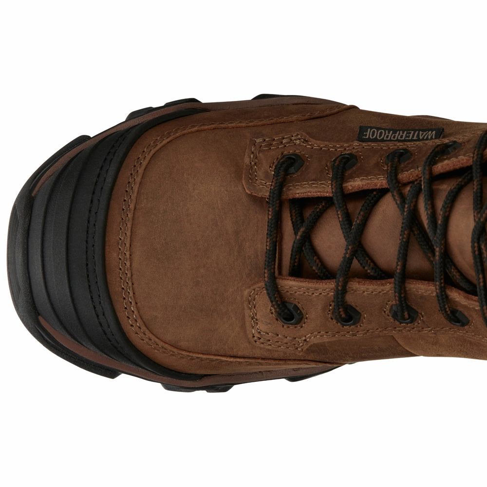 Cross Terrain 8 Inch Waterproof Nano Composite Toe Hiker Work Boots Soft Touch Interior sunny - weather