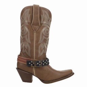 Cushioned Step Weather Resistant User Eco Material Rough Terrain Crush Flag Accessory Embroidered Snip Toe Cowboy Boots