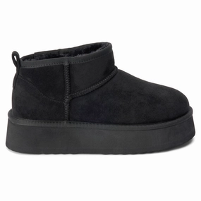 Breckenridge Round Toe Pull On Platform Booties All-Season Protection