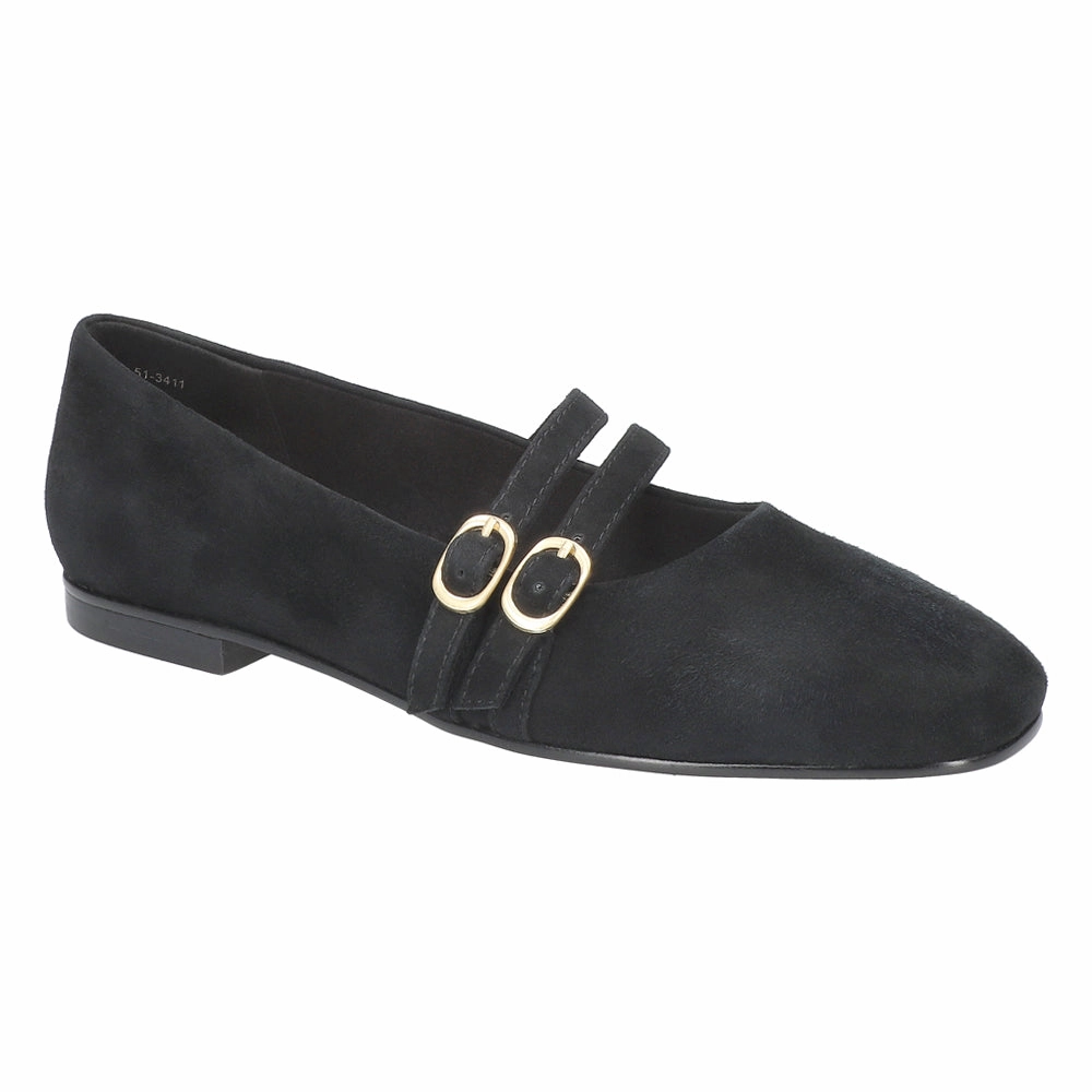Davenport Mary Jane Flats Monk Strap Style Height Aid
