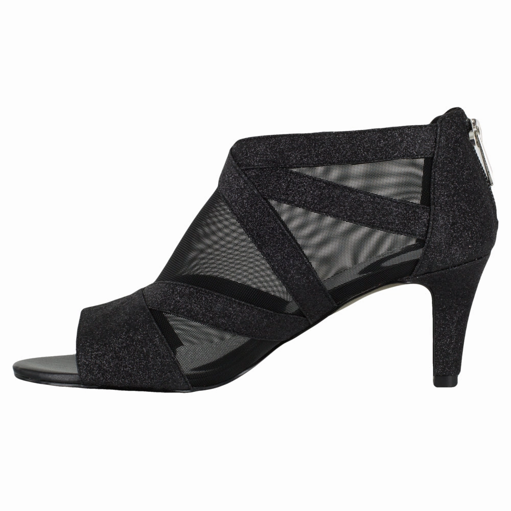 Good ventilation Shock Ease Dazzle Glitter Peep Toe Evening Pumps