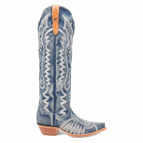 Denim Darlin Snip Toe Cowboy Boots MachineWashable Insulated Hiking Trails