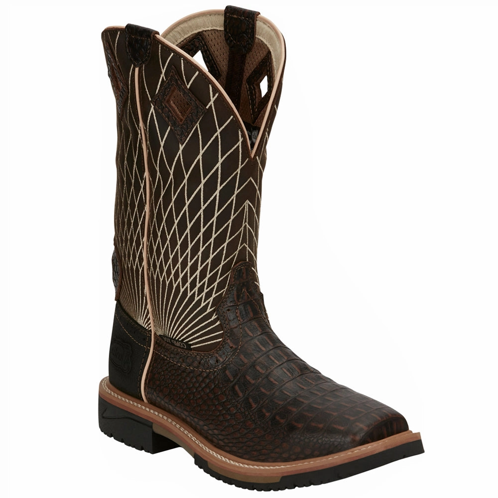 Derrickman 12 Inch Composite Toe Work Boots men's small professional - style