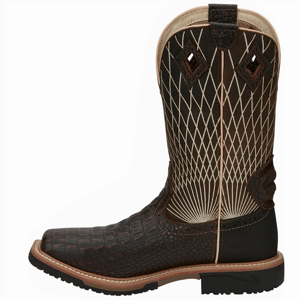 Vibrant Look Derrickman 12 Inch Composite Toe Work Boots