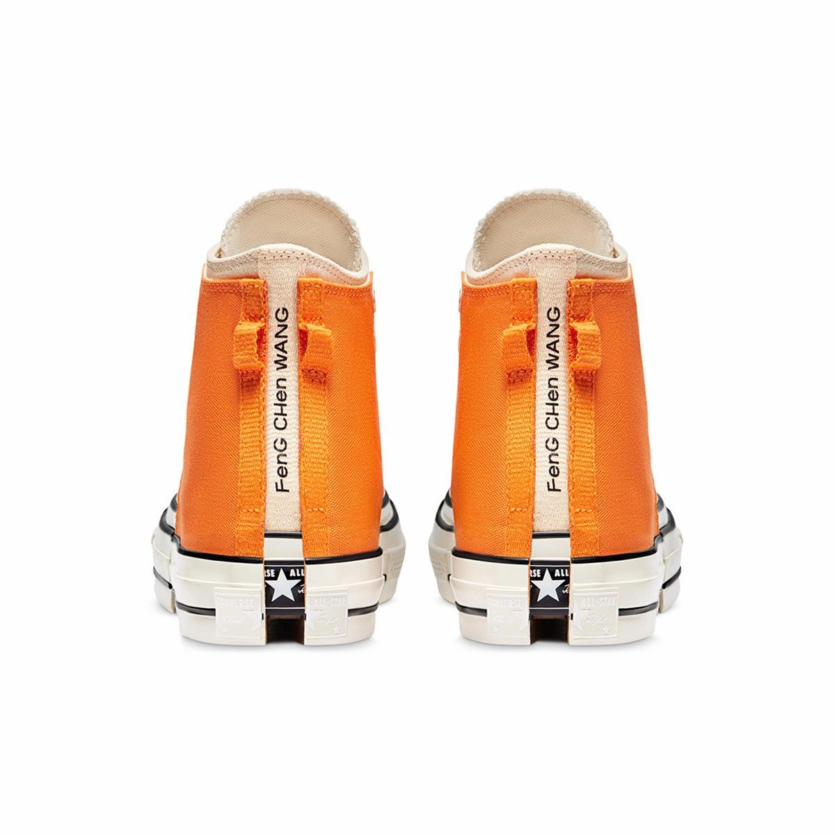   Feng Chen Wang 2-in-1 Chuck 70 Hi 'Persimmon Orange' Designer Anti Static Sole