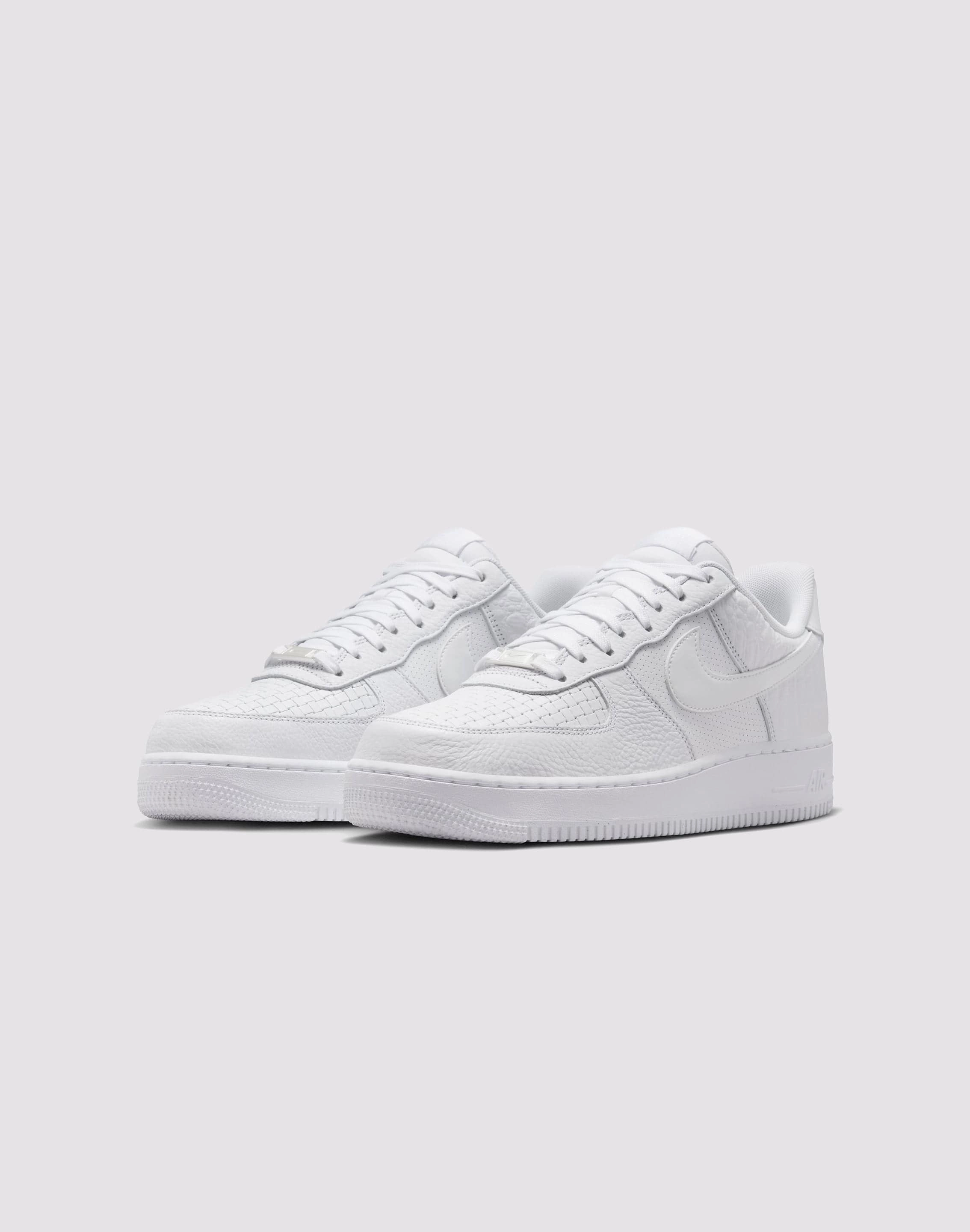 Nike Air Force 1 '07 LX "White Prints" Air Channel System Lightweight Trail Grip