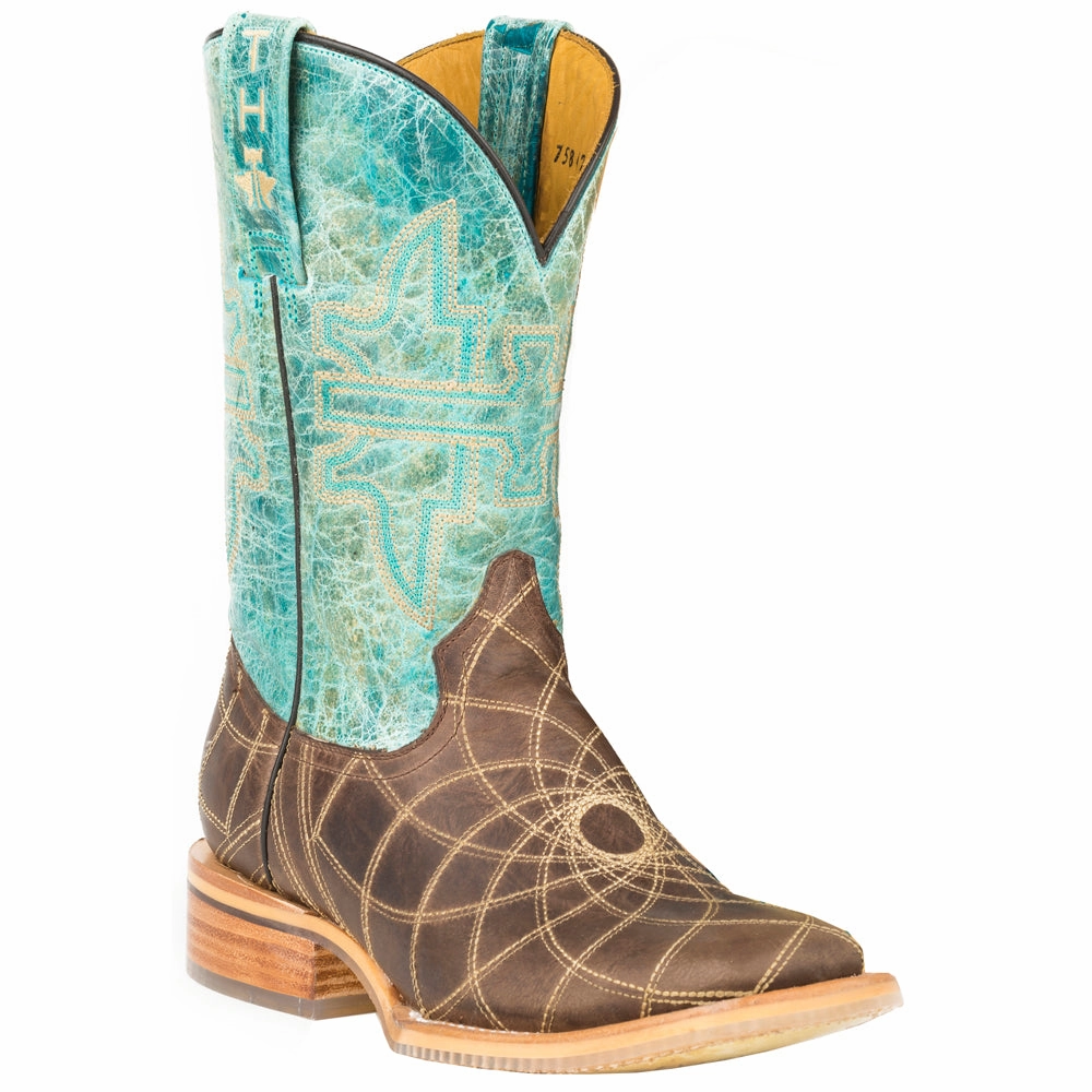 Low Profile Active Nomad Moisture wicking Dream Catcher Square Toe Cowboy Boots
