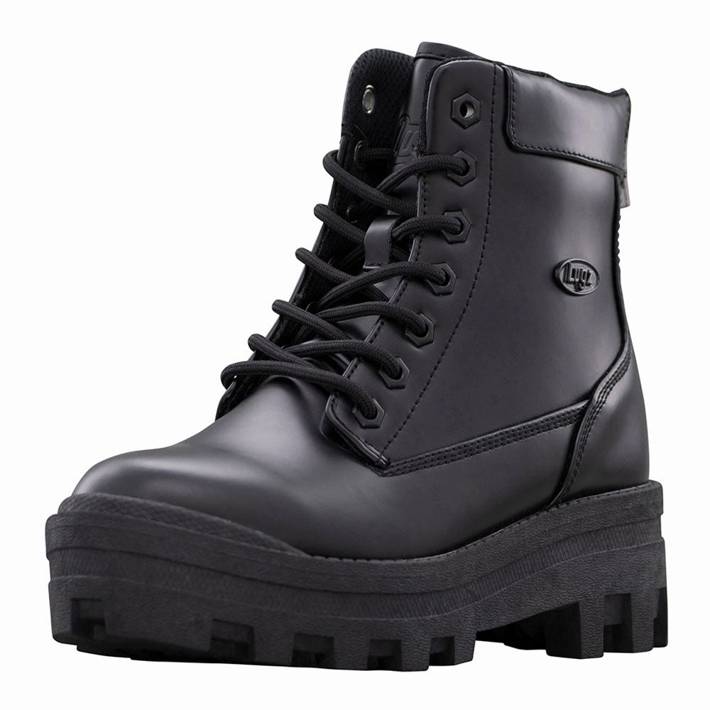 Quality Sole Mila Round Toe Platform Zippered Boots