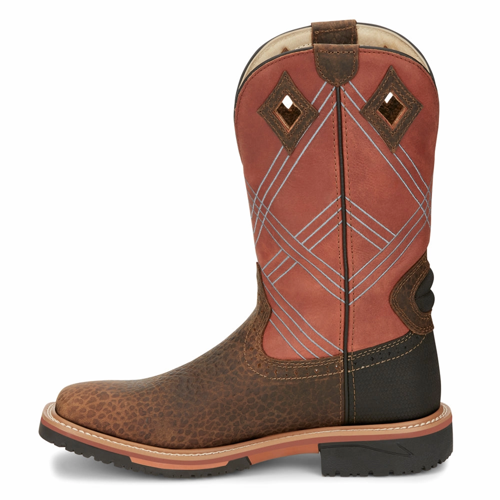 Shock Absorbing Midlayer Dalhart 12 Inch Waterproof Work Boots