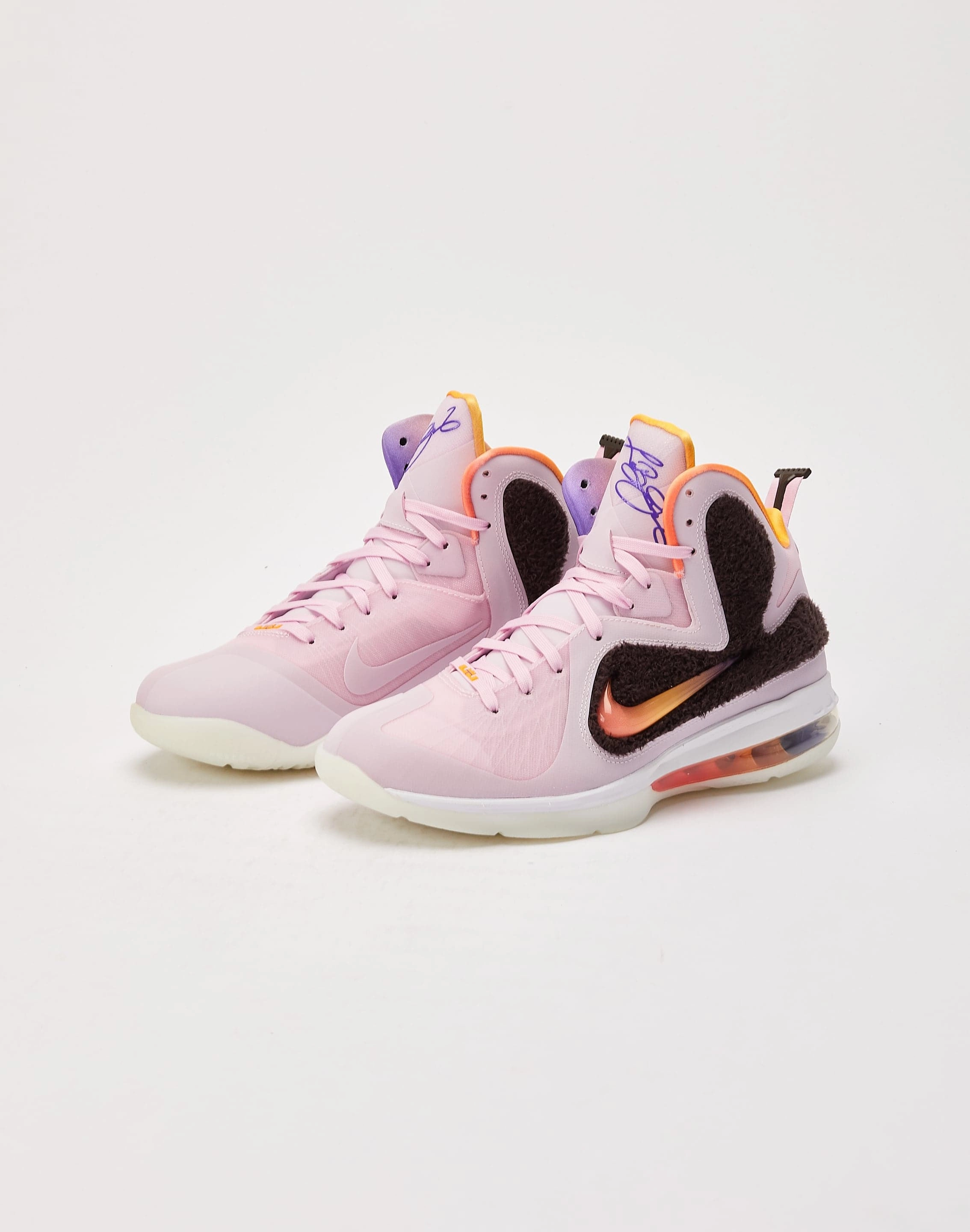 Nike Lebron IX 'Regal Pink And Velvet Brown' Flexible Construction