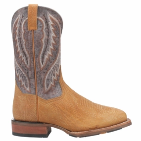 precise Dugan Embroidered Square Toe Cowboy Boots