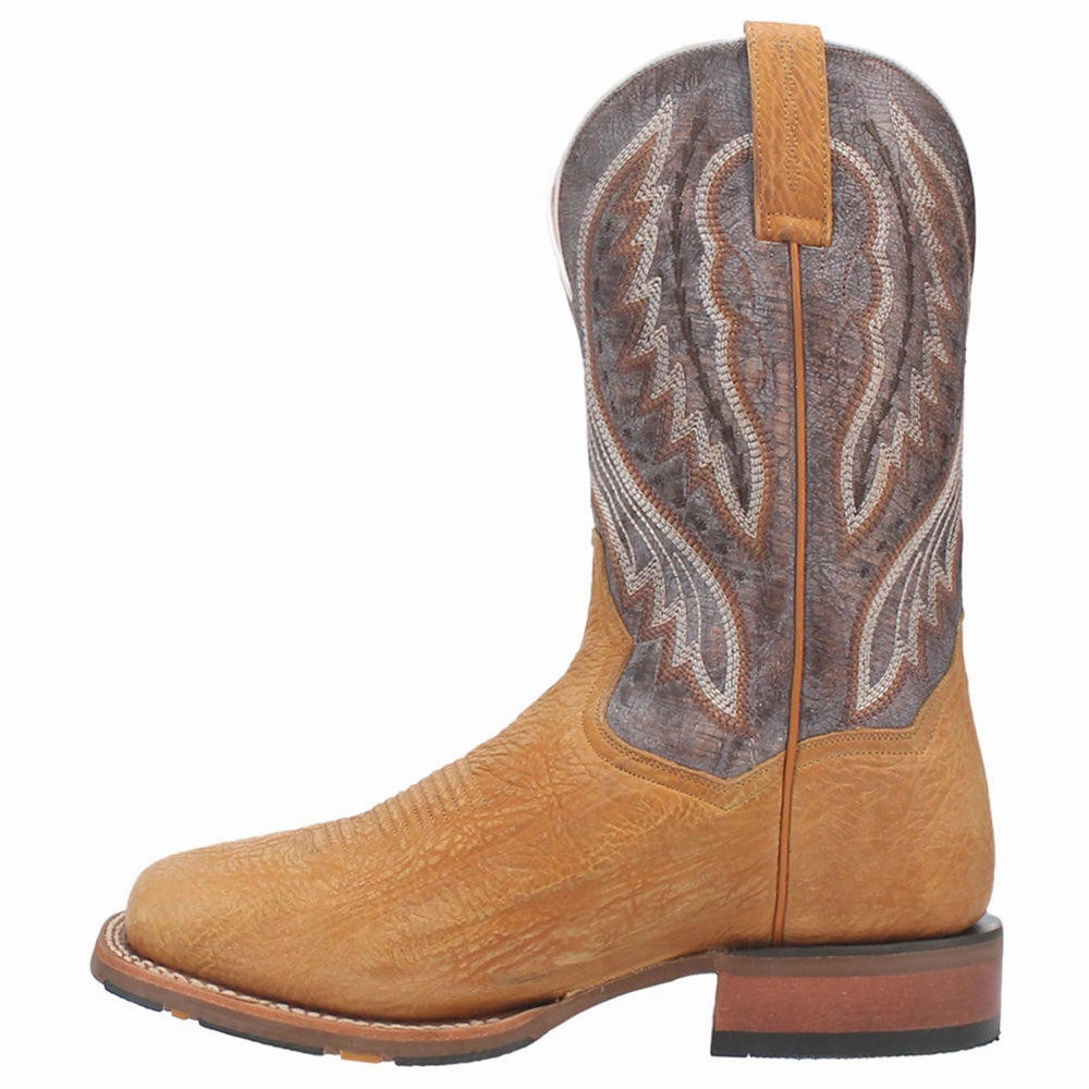 Dugan Embroidered Square Toe Cowboy Boots dancers - specific features