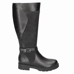 Shock Diffusing Heel Erica Round Toe Zippered Boots