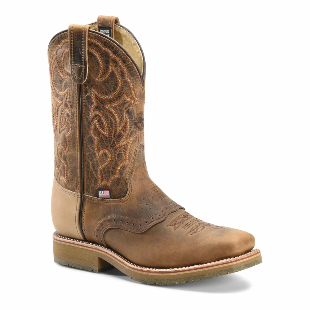 Dwight 11 Inch Embroidered Electrical Steel Toe Work Boots High Rebound Foam Core Structured Design