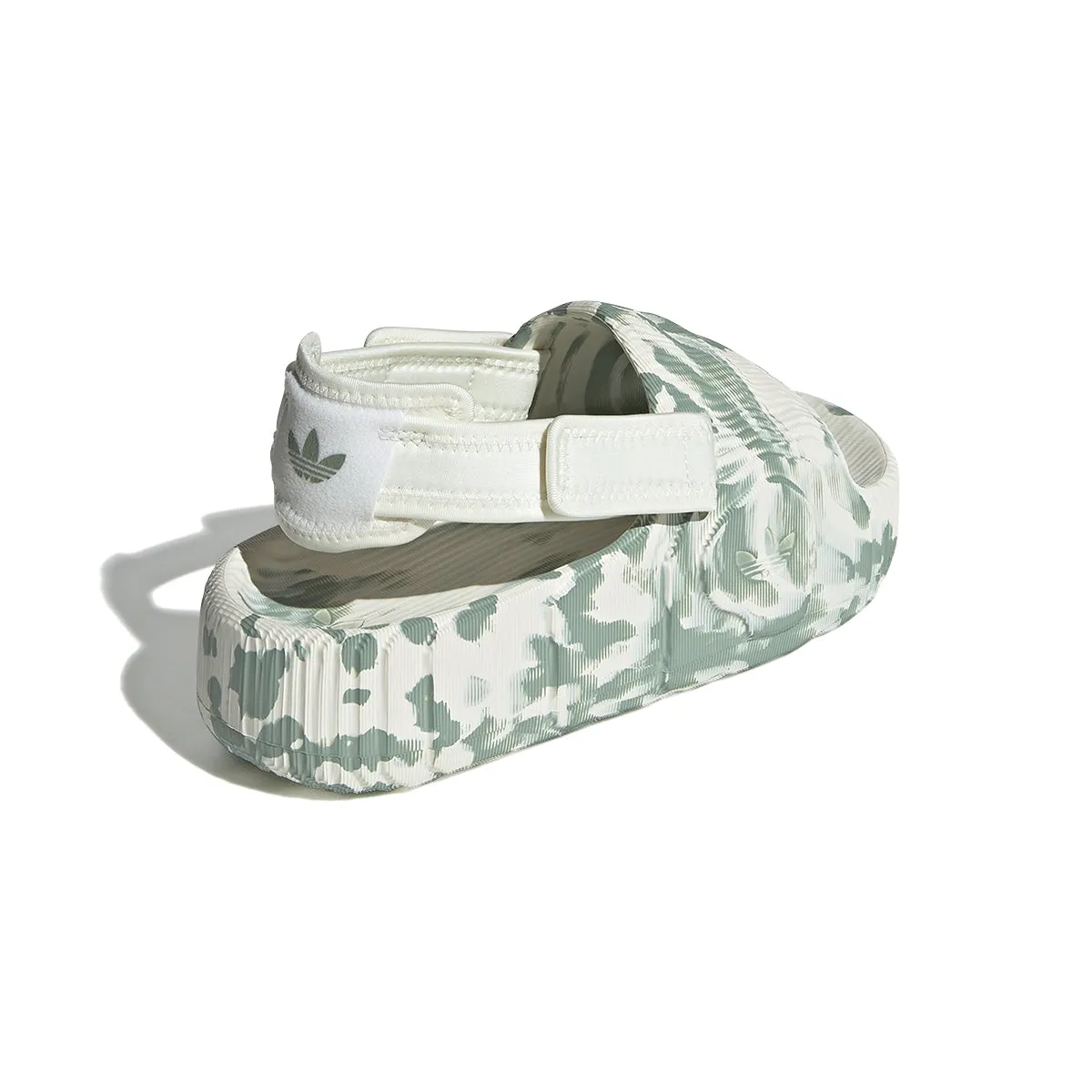 Wmns Adilette 22 XLG 'Off White Silver Green' Textured