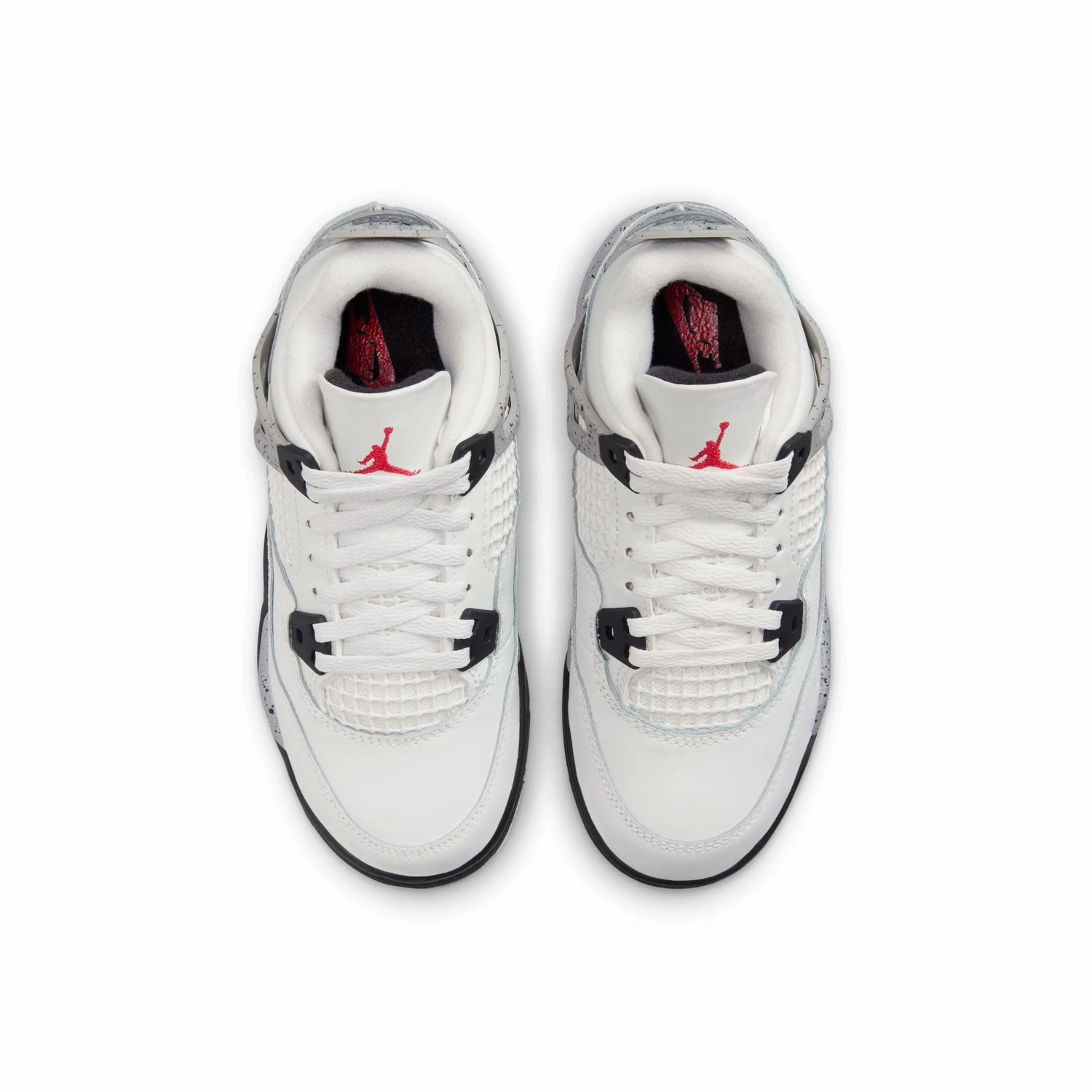 Breathable wear Unique grip Kids Air Jordan 4 Retro 'White Cement'