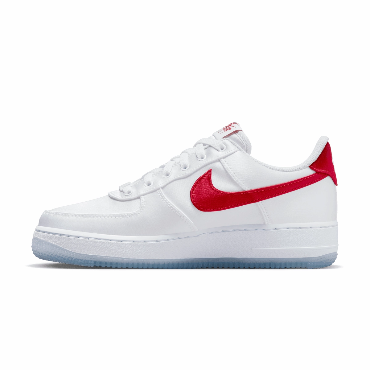 slip - on style Wmns Air Force 1 ??07 'Satin White Red'
