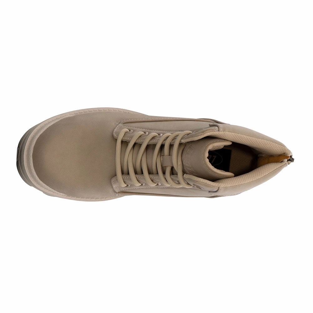 Mila Round Toe Platform Zippered Boots Easy Pairing mesh material