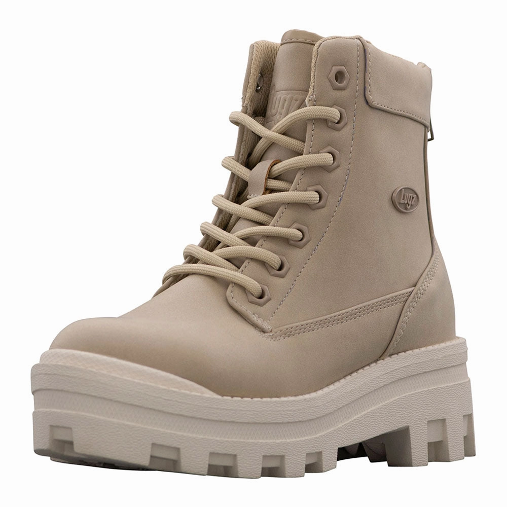 Flexible Frame Rainy Day Commuter Eco Material Functional Minimalist Mila Round Toe Platform Zippered Boots