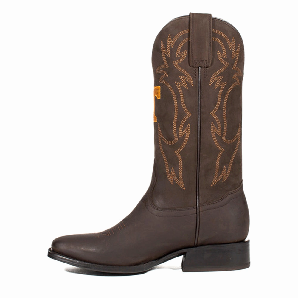 Timeless traction University of Tennessee Embroidered Square Toe Pull On Cowboy Boots