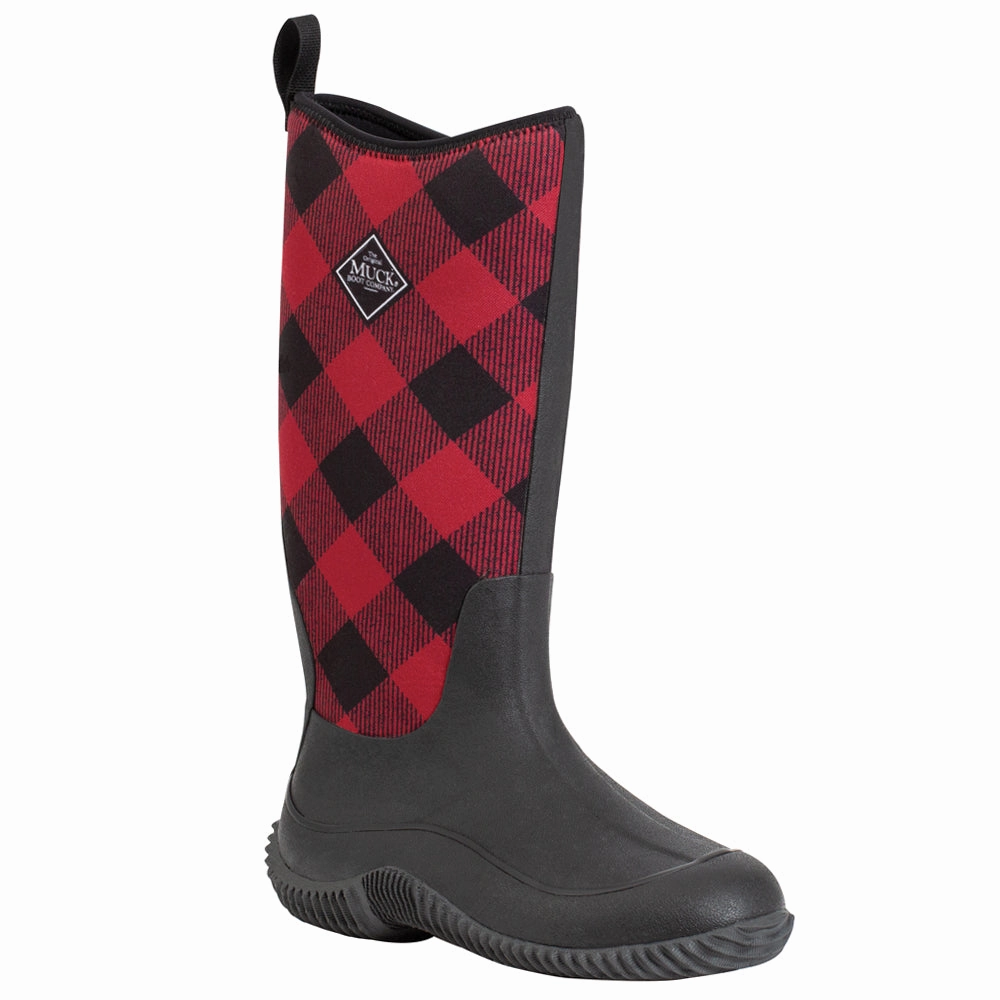 Trail Comfort Hale Tall Plaid Round Toe Pull On Boots