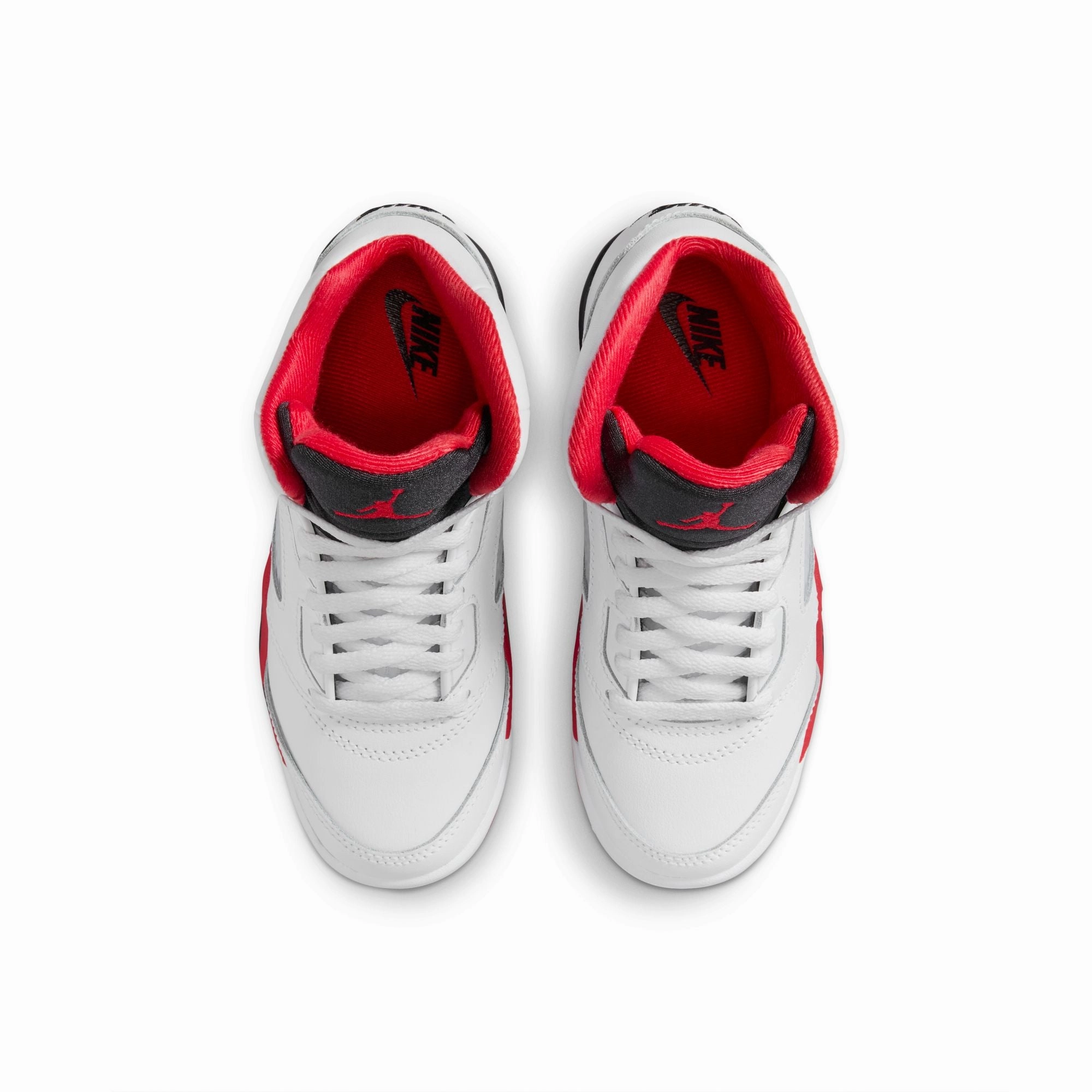exact Kids Air Jordan 5 Retro OG 'Fire Red Black Tongue'