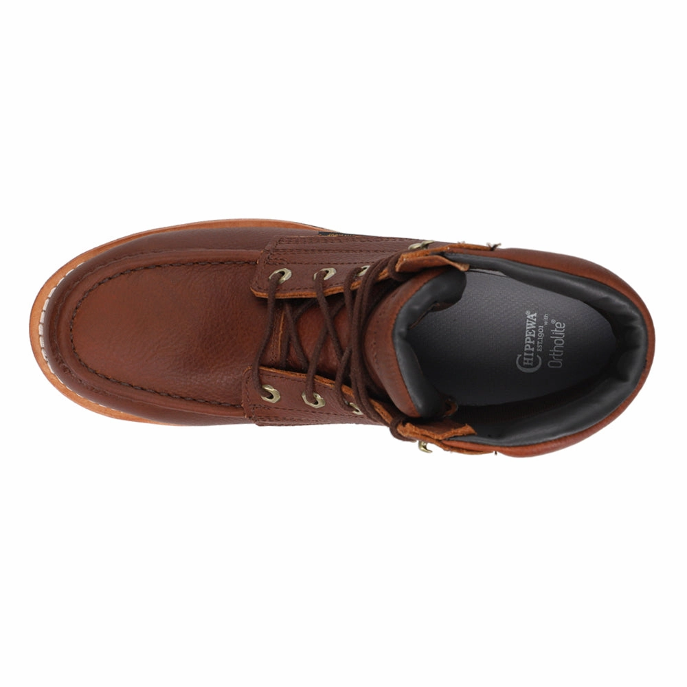 Edge Walker 6 Inch Waterproof Nano Composite Toe Lace Up Wedge Boots Heel Cushioning Technology