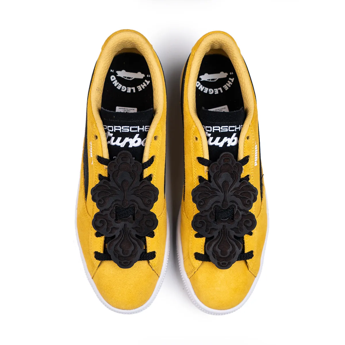 Bacteria Resistant Lining   Limited Edt   Porsche Legacy Suede Torque 'Sport Yellow'