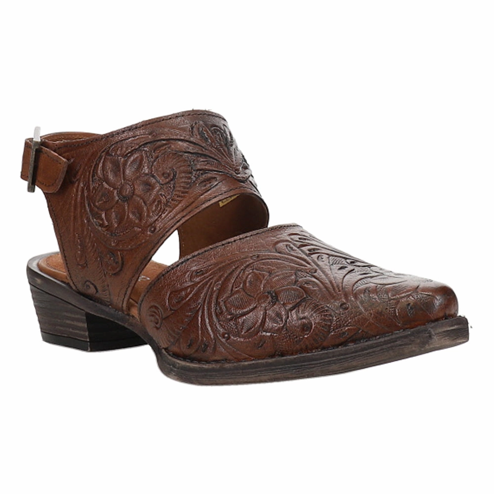 Dianna Tooled Snip Toe Mule Booties Eco Material Morning Walk Low Profile Functional Minimalist