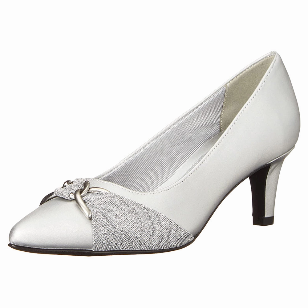 Show Time Warm Office Electa Glitter Pointed Toe Pumps