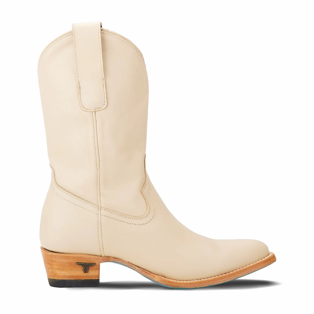 Seamless Feel Stable Support Rural Traveler Plain Jane Round Toe Midi Zippered Cowboy Boot