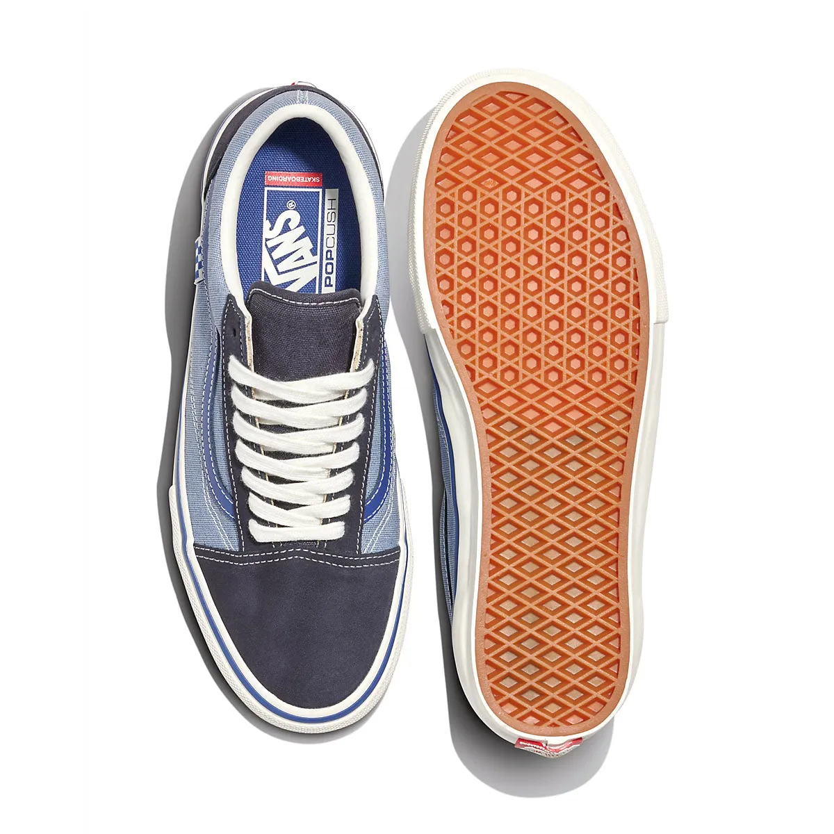   Elijah Berle Skate Old Skool 'Dusty Blue' Timeless Performance Eye-Catching