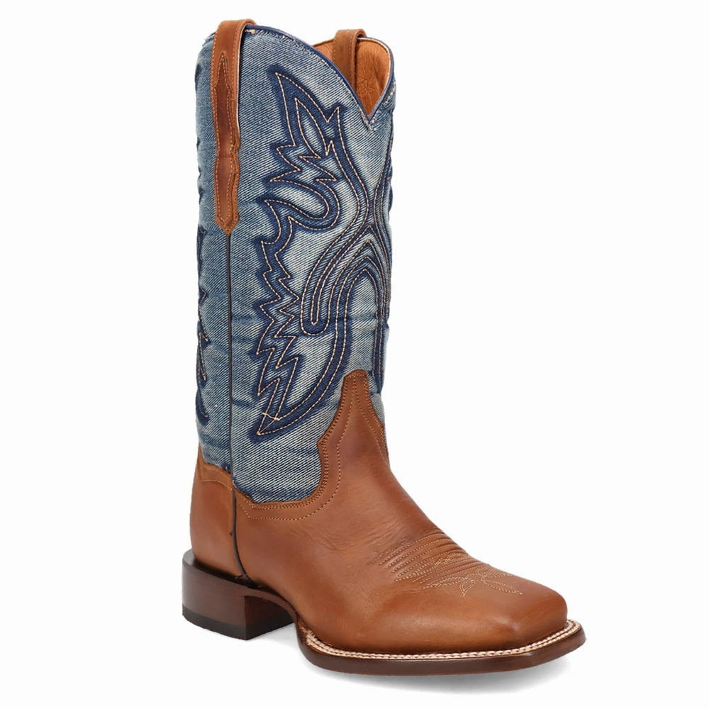 Ultimate Comfort Rain Ready Ellie Embroidered Square Toe Cowboy Boots