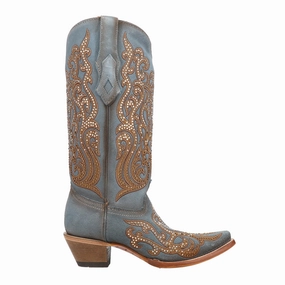 Anti Odor Rural Traveler Embroidered Rhinestone Snip Toe Cowboy Boots