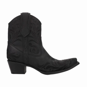 Embroidered Snip Toe Zippered Cowboy Booties Torsion Control System Fleece Soft