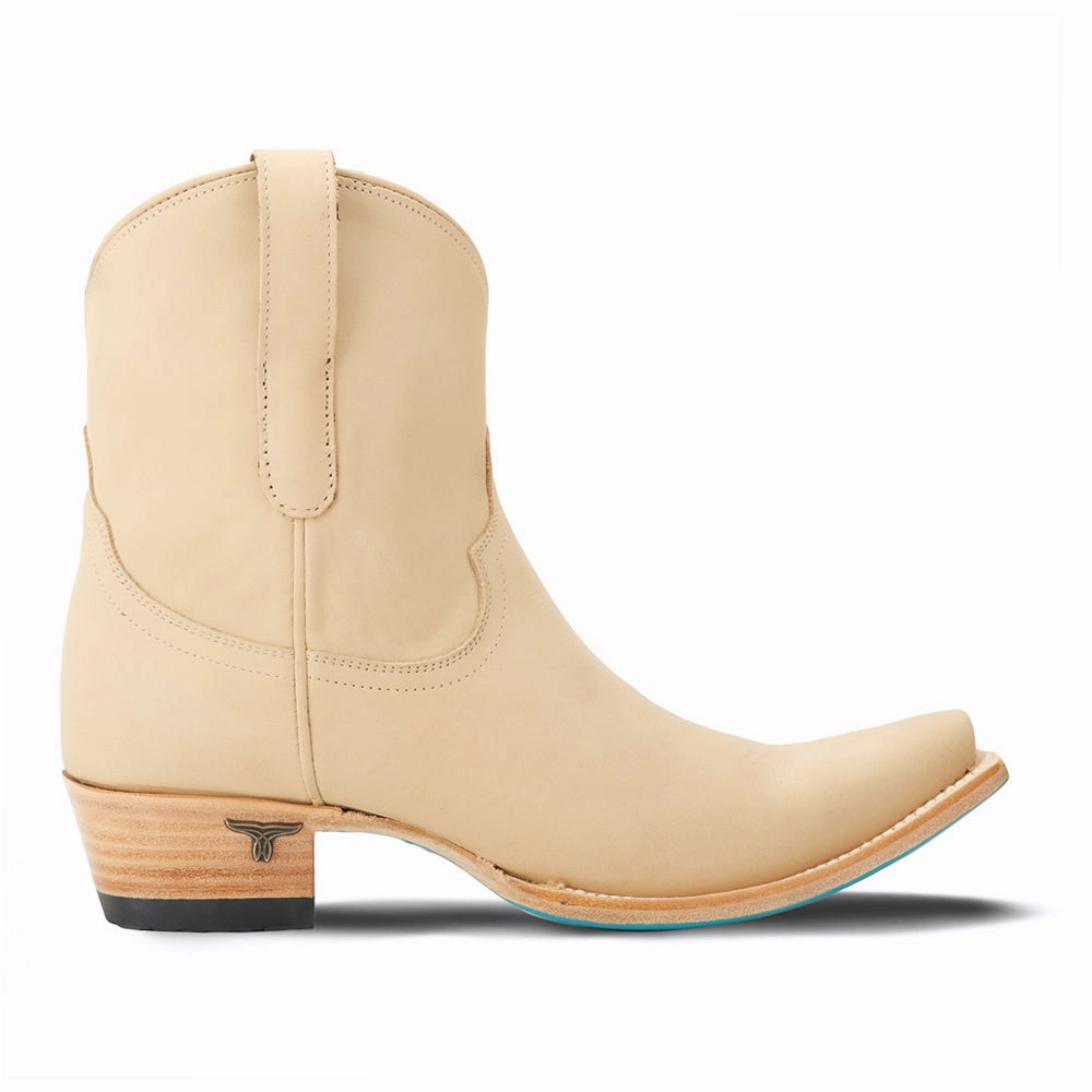Emma Jane Snip Toe Cowboy Bootie Neutral Pair Anti microbial coating