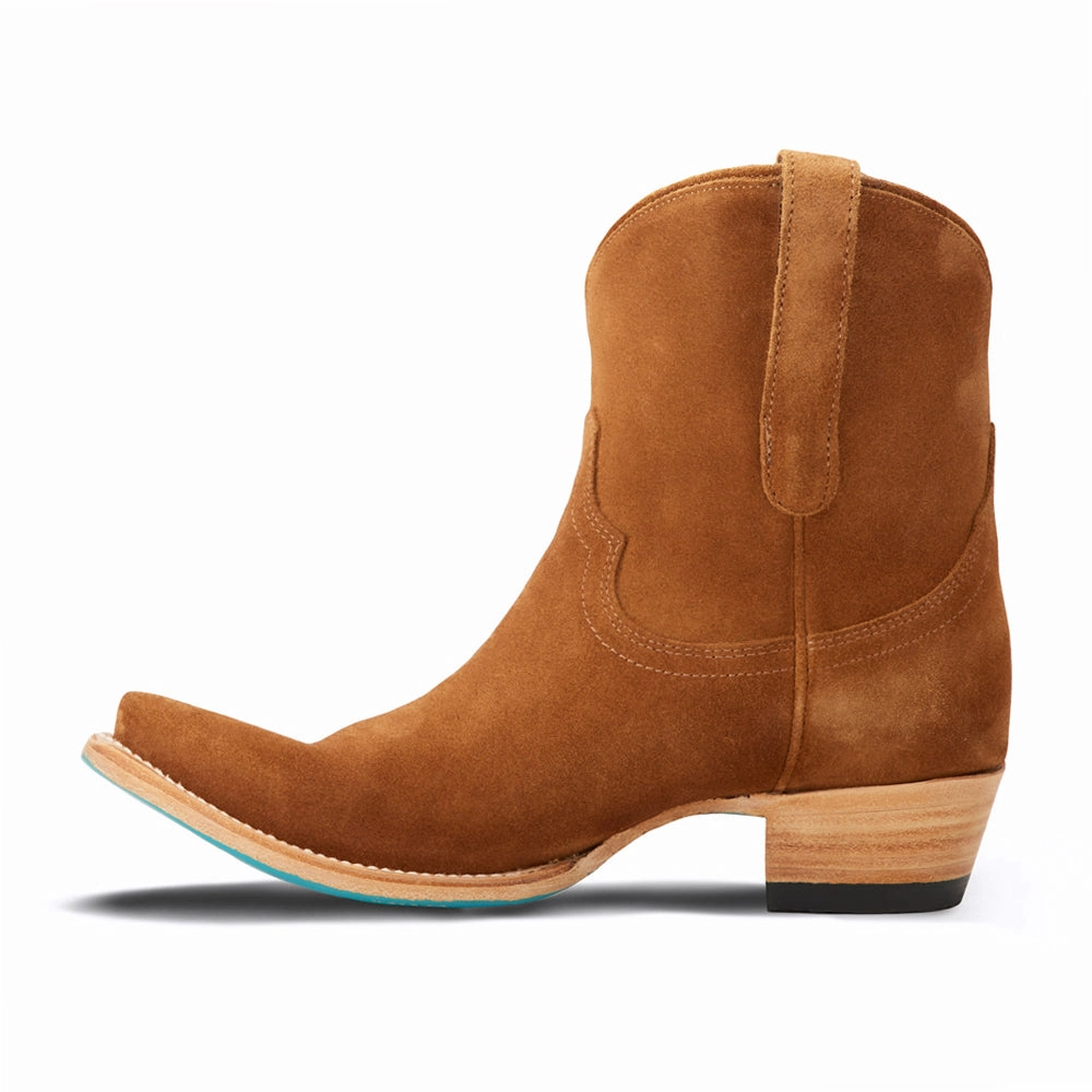 Emma Jane Snip Toe Cowboy Bootie ground grip